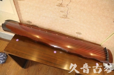 台湾●久音古琴  ●典藏系列 20230726 [红洒金竹节]